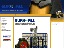 Tablet Screenshot of euro-fill.de